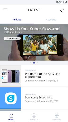 Samsung Elite screenshot 1