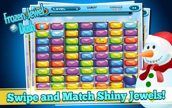 Frozen Jewels Dash скриншот 2
