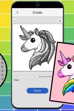 Unicorn Pixel Art Number screenshot 3