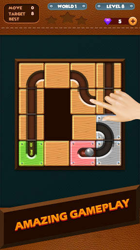 Unblock The Rolling Ball - Puzzle Games screenshot 4