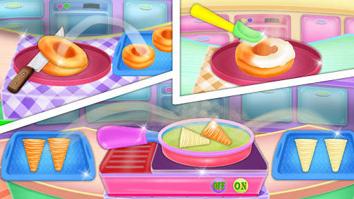 Ice Cream Donuts Maker: Dessert Cooking Games screenshot 2