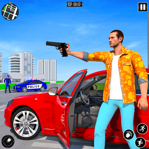 Grand Gangster City Crime War: New Gangster Games आइकन