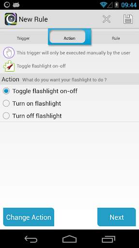 AutomateIt Flashlight Plugin screenshot 5