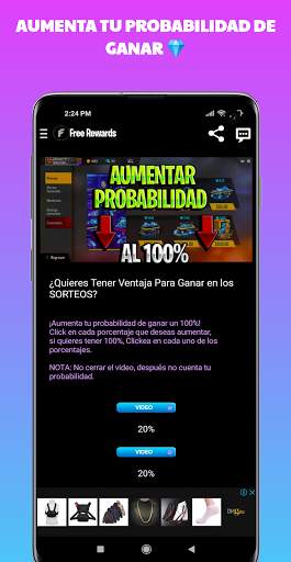 🎁 FreeRewards - Recompensas para Free Fire screenshot 3