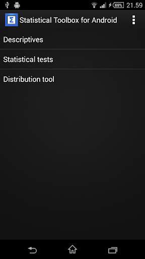 STA: Statistical Toolbox screenshot 1