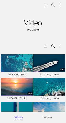 Samsung Video Library screenshot 1
