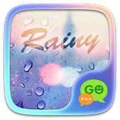 (FREE) GO SMS RAINY THEME on 9Apps