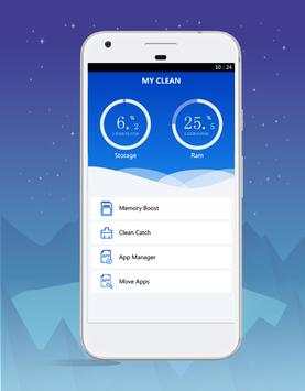 My Clean-Memory Booster,Junk Cleaner,APP Manage स्क्रीनशॉट 1