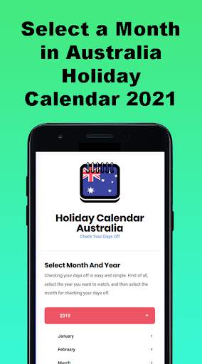 Australia Holiday Calendar 2021 - Calendar Free скриншот 2