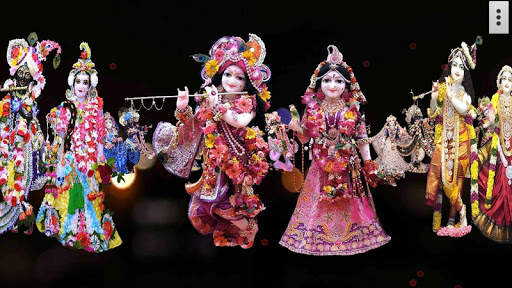 4D Radha Krishna Murti Darshan Live Wallpaper screenshot 4