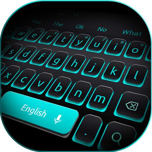 Blue Light Black Keyboard 10001005