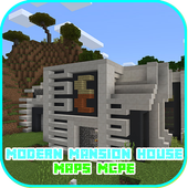 Modern Mansion Houses Maps for MCPE icon