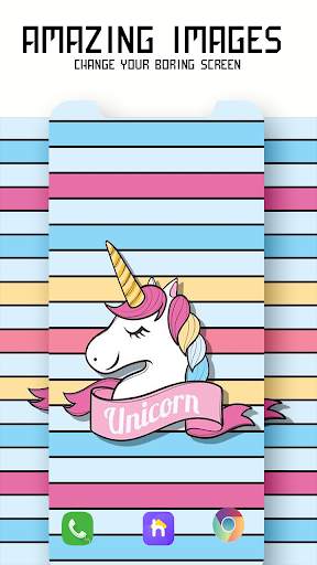 kawaii Unicorn Wallpapers - cute backgrounds 2021 screenshot 1