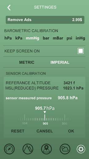 Barometer, Altimeter and Weather.M1 screenshot 7