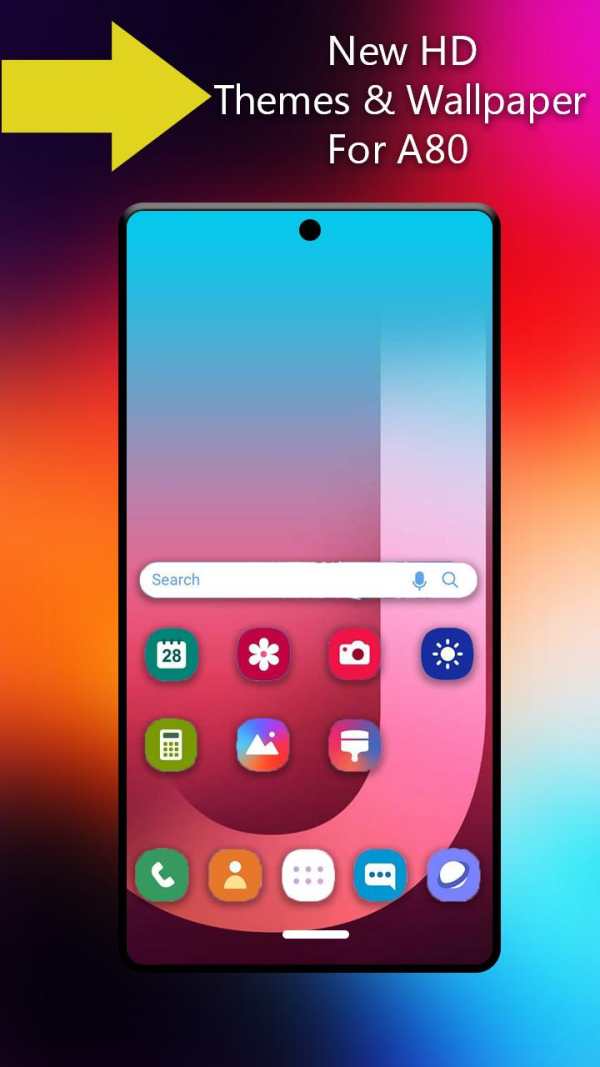 Theme for Samsung A80: Samsung A80 launchers screenshot 2