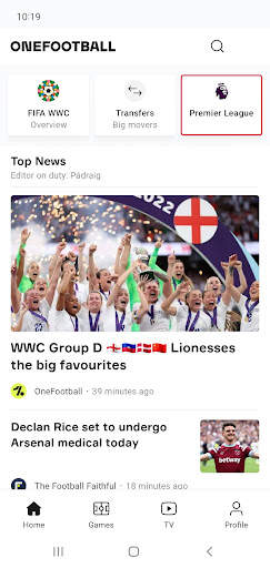 OneFootball-Soccer Scores screenshot 1