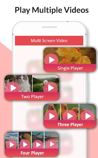 Multi Screen Video Maker and Saver - Play and Save screenshot 1