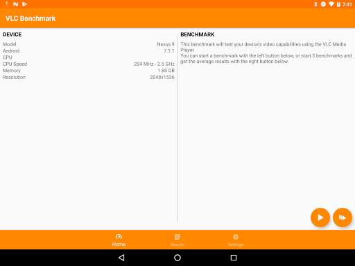 VLC Benchmark screenshot 3