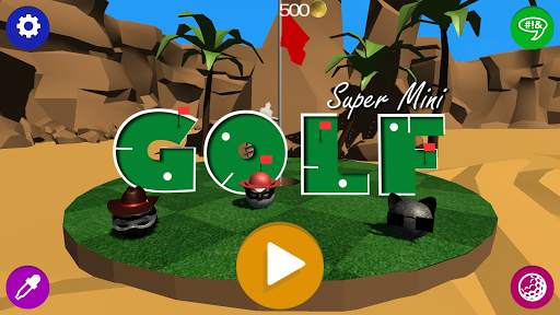 Süper Mini Golf स्क्रीनशॉट 1