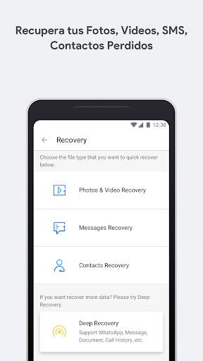 dr.fone - Recuperación， Transferencia y Respaldo screenshot 2