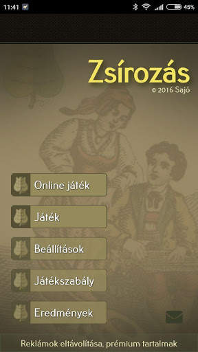 Zsirozas old - Fat card game screenshot 1