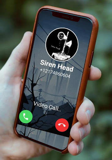 Fake video call Scary Siren Head screenshot 4