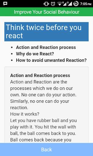 Improve Social Behaviour Demo screenshot 3