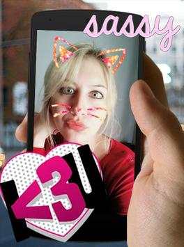 Cat Face Filter Effect 2 تصوير الشاشة