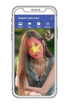 Flag on Face Photo Editor screenshot 3