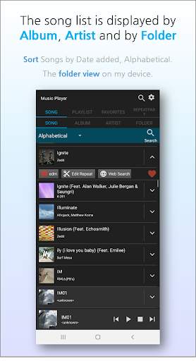 Music Player(AB Repeater) & Lyrics screenshot 2
