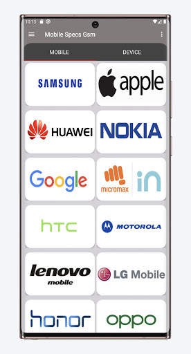 Mobile Specs Gsm screenshot 2