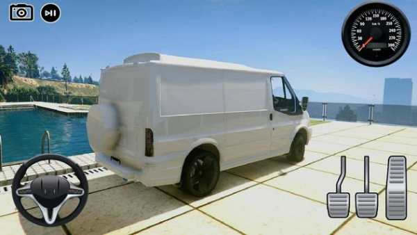 Driving Ford Transit Racing Simulator 2019 screenshot 2