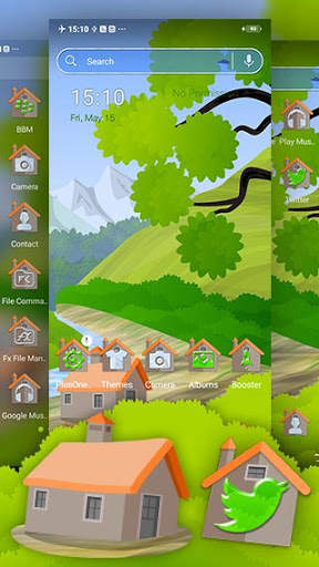 Nature Green House Launcher Theme screenshot 5