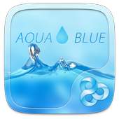 Aqua Blue GO Launcher Theme v1.0