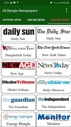 All Bangla Newspapers screenshot 2