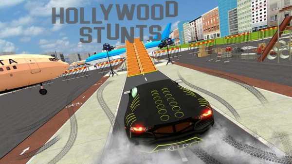 Hollywood City Speed Car Racing Stunts screenshot 2