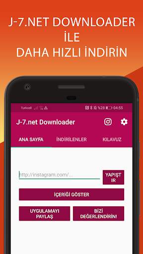 J-7.net Downlaoder for Instagram & Facebook screenshot 1