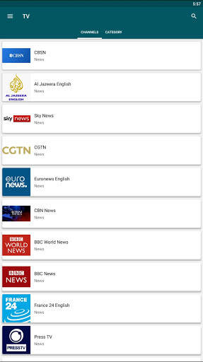 Live Television Channels on Mobile screenshot 1