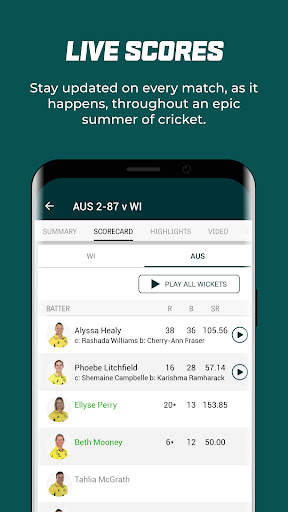 Cricket Australia Live screenshot 3