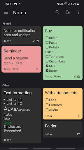 Notes screenshot 5