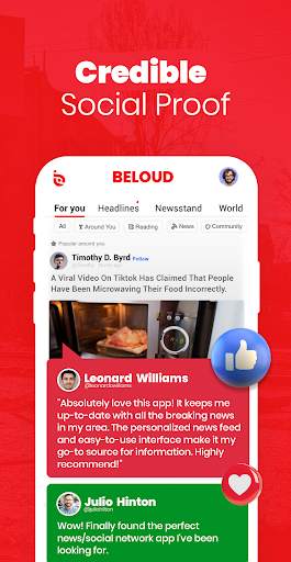 Beloud: News & Free Speech screenshot 6