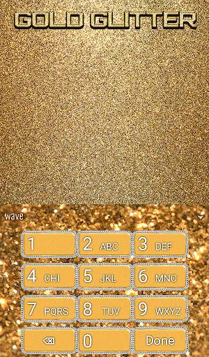 Gold Glitter Animated Keyboard   Live Wallpaper screenshot 5