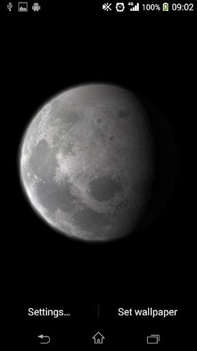Moon Live Wallpaper screenshot 2