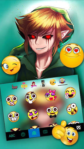 Creepy Ben Drowned Keyboard Theme screenshot 3