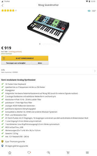 Thomann Official screenshot 6