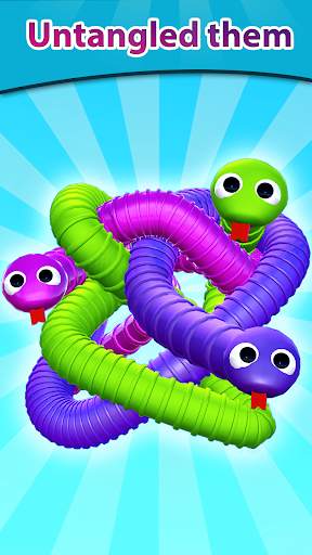 Tangled Snakes Puzzle Game screenshot 1