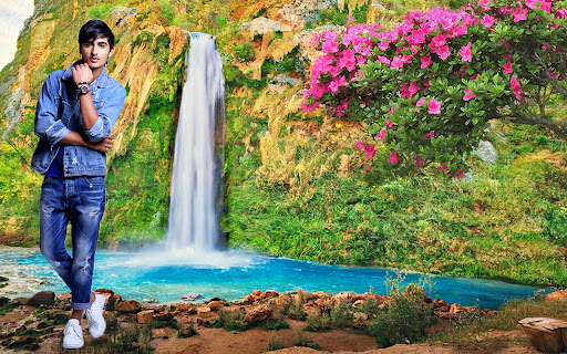 Waterfall Photo Editor: Photo Banane Wala Frames screenshot 14