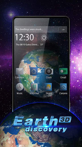 3D Earth discovery theme screenshot 1