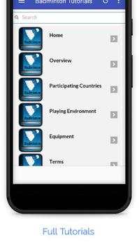 Tutorials for Badminton Offline screenshot 2