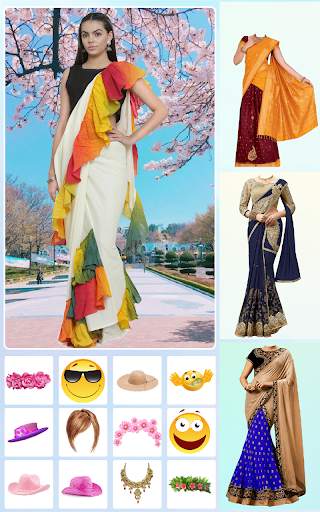 Women Design Saree Pic Editor screenshot 1